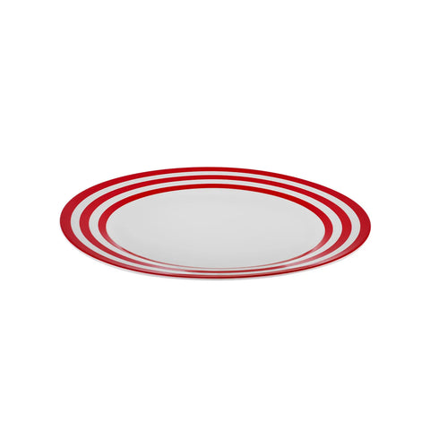 Assiette de présentation Karaca Polka Dot en porcelaine, 27 cm