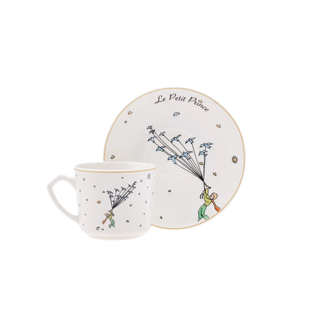 Coffret de tasses à café Karaca Le Petit Prince pour 6 personnes, 80 ml