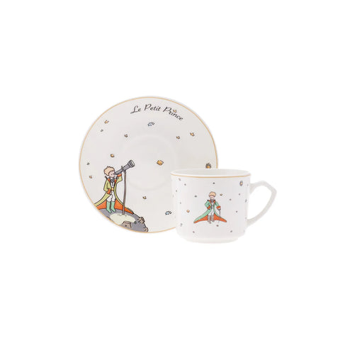 Coffret de tasses à café Karaca Le Petit Prince pour 6 personnes, 80 ml