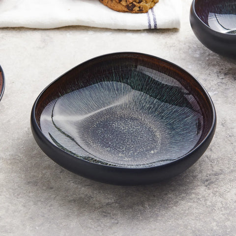 Assiette creuse Karaca Galactic, noir