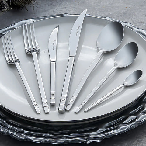 Ensemble de couverts Karaca Jayden Elegance pour 12 personnes, 84 pièces