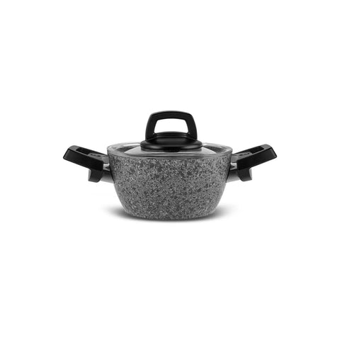 Batterie de cuisine Karaca Biogranit, 5 pièces, pierre grise