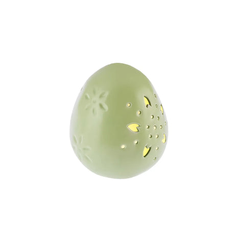 Objet décoratif Karaca Pâques en grès, 14 cm, vert