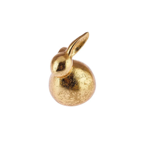 Lapin décoratif Karaca Pâques, 11 cm, doré