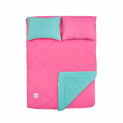 Karaca Home Smart Comfort framboise 100% microfibre Ensemble couette et drap de lit