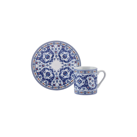 Coffret de tasses à café Karaca Gülhane pour 2 personnes 80 ml