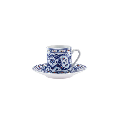 Coffret de tasses à café Karaca Gülhane pour 2 personnes 80 ml