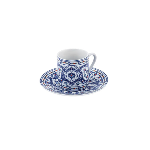 Coffret de tasses à café Karaca Gülhane pour 2 personnes 80 ml
