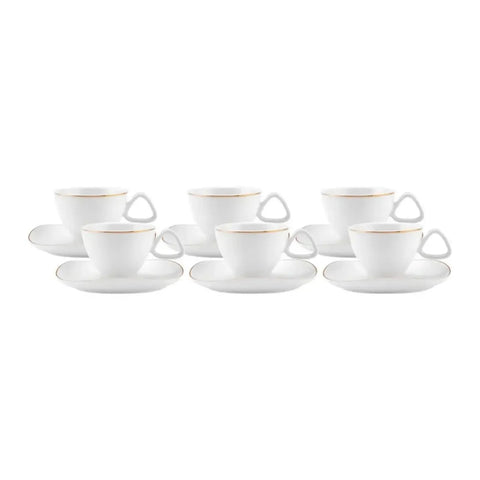 Coffret de tasses à café, Karaca Milieu pour 6 personnes
