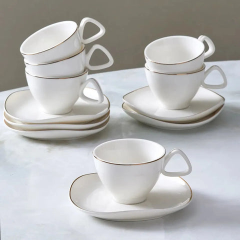Coffret de tasses à café, Karaca Milieu pour 6 personnes