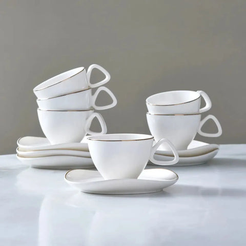 Coffret de tasses à café, Karaca Milieu pour 6 personnes