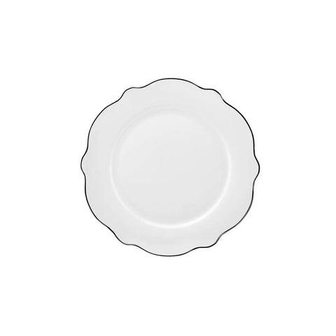 Service de table Karaca Daisy Platinium Wave Shape pour 6 personnes, 24 pièces