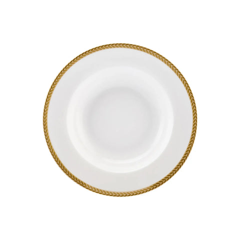 Service de table en porcelaine Karaca Roseanne Gold pour 6 personnes, 24 pièces