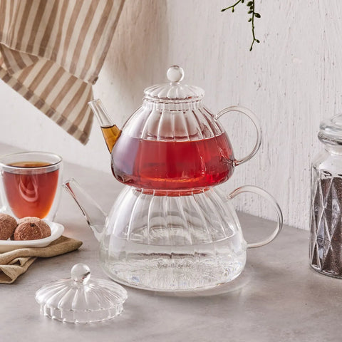Théière et bouilloire Karaca Lori en verre
