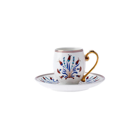 Coffret de tasses à café Karaca Finike pour 6 personnes, 80 ml