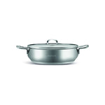 Batterie de cuisine Karaca Akara en acier inoxydable pour Karnıyarık, 24 cm