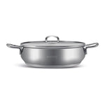 Batterie de cuisine Karaca Akara en acier inoxydable pour Karnıyarık, 28 cm