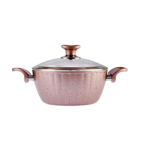 Batterie de cuisine Cookplus Biogranit Dream, 7 pièces, rose