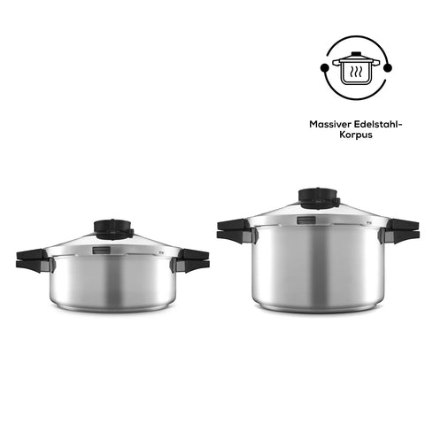 Ensemble d'autocuiseurs Karaca Quick and Safe 4+6 L
