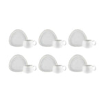 Goffret de tasses à thé Karaca Streamline Tribe, 6 personnes, 200 ml