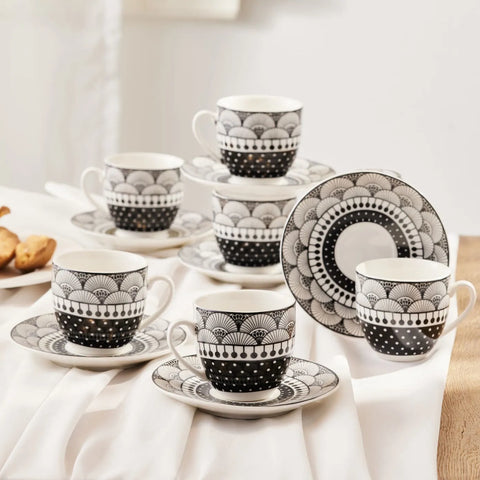 Coffret de tasses à café Karaca Aysel, 6 personnes, 85 ml