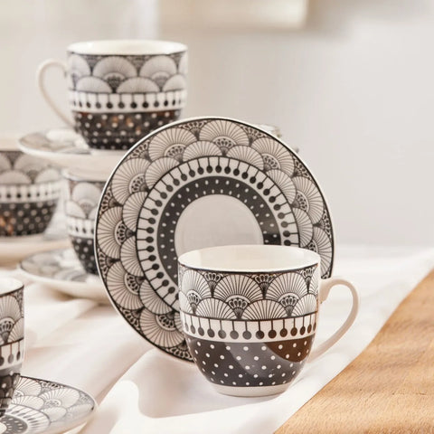 Coffret de tasses à café Karaca Aysel, 6 personnes, 85 ml