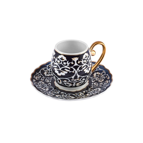 Coffret de tasses à café Karaca Serik, 6 personnes, 90 ml