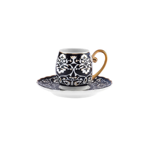 Coffret de tasses à café Karaca Serik, 6 personnes, 90 ml