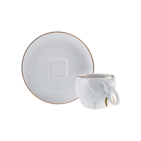 Coffret de tasses à café Karaca Fil pour 2 personnes, 90 ml