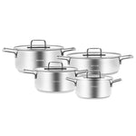 Batterie de cuisine Karaca Acier inoxydable Arya, 8 pièces