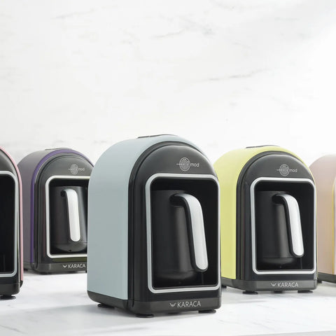 Machine à café Karaca Hatır Mod pour moka et latte turcs – Couleur : or rose