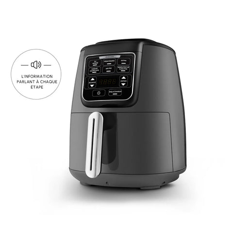 Karaca Air Cook XL 2 en 1 Airfryer Space parlant, gris