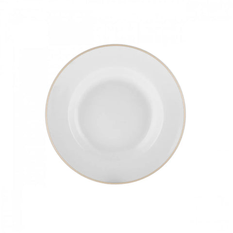 Service de table Karaca Rebeca Gold en porcelaine pour 6 personnes, 24 pièces