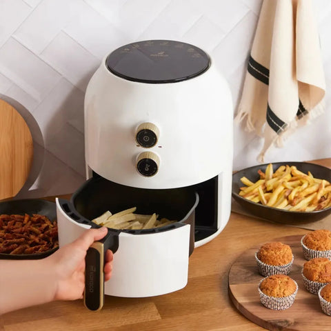 Friteuse Karaca Multifry sans huile à air chaud, blanc
