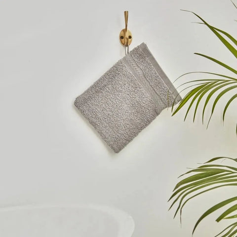 Fibre de bain Karaca Wheat 100% coton, Light Grey, 16X22 cm