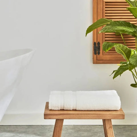 Serviette de douche Karaca Wheat 100% coton, 70X140 cm, écru