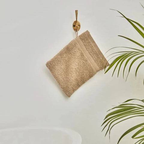 Fibre de bain Karaca Wheat 100% coton, 16X22 cm, mocha