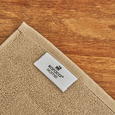 Serviette de pieds Karaca Wheat 100% coton, 50X80 cm, mocha