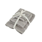 Ensemble de serviettes Karaca Wheat 100% coton, gris clair