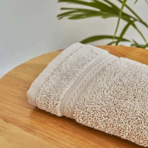 Serviette de toilette Karaca Wheat 100% coton, 30X50 cm, mocha 