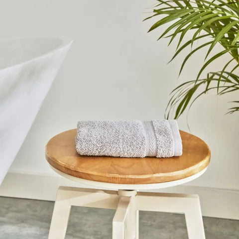 Serviette Karaca Wheat 100% coton 30X50 cm, light grey