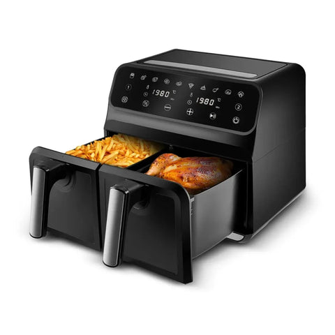 Airfryer Karaca Multifry XXXL, numérique à deux chambres, 4+4 Litre