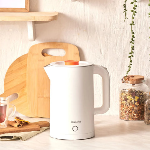 Bouilloire Homend Heatrow Cooltouch 1618H acier inoxydable, orange