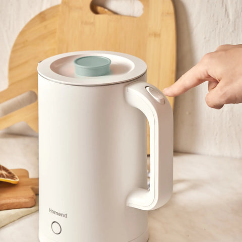 Bouilloire Homend Heatrow Cooltouch 1618H acier inoxydable, bleu