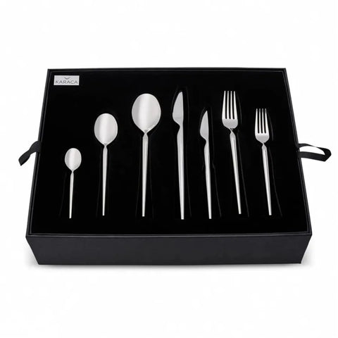 Ensemble de couverts Karaca Lady 316+ Premium pour 12 personnes, 84 pièces