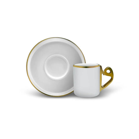 Set de tasses à café Karaca Miras Series Elif Vav pour 2 personnes, 80 ml
