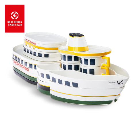 Service Petit Déjeuner Karaca X Ist Collection Ferry de l'île pour 6 personnes