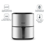 Homend Airfryday 2506H 8 Programmes Différents, 4.2 Litre Inox Airfryer