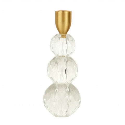 Chandelier en verre transparent Karaca Home Vicki, 6x17 cm