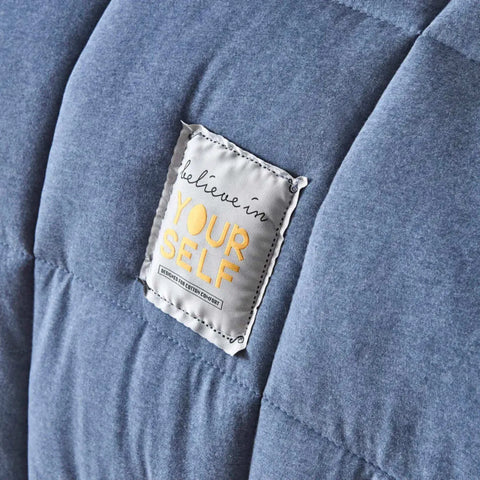 Motto Cotton Comfort Set indigo, 155X220 cm